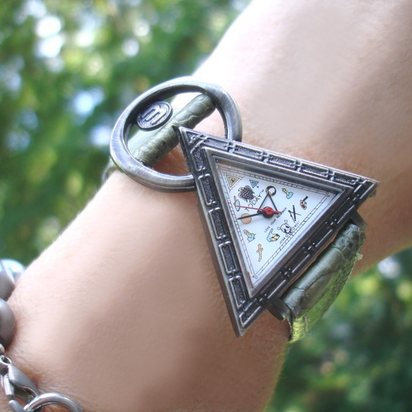 Vintage Watch Womens Genuine Alligator Leather - Picture 7 of 8